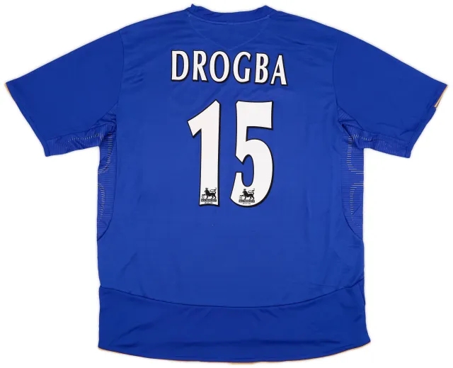 Umbro 2005-06 Chelsea Centenary Home Shirt Drogba #15 (XXL)