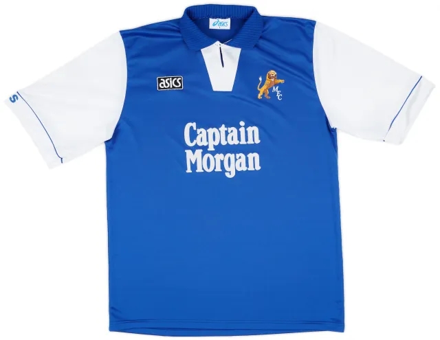 Asics 1994-96 Millwall Home Shirt - 10/10 - (L)
