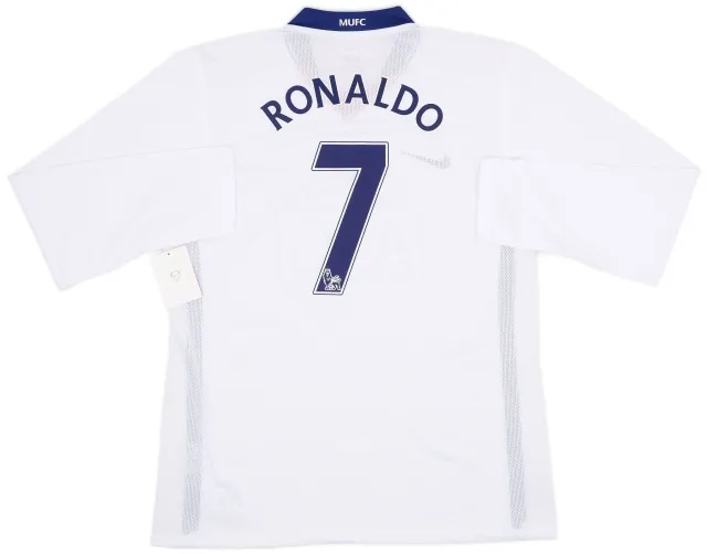 Nike 2008-10 Manchester United Player Issue Away L/S Shirt Ronaldo #7 (XL)