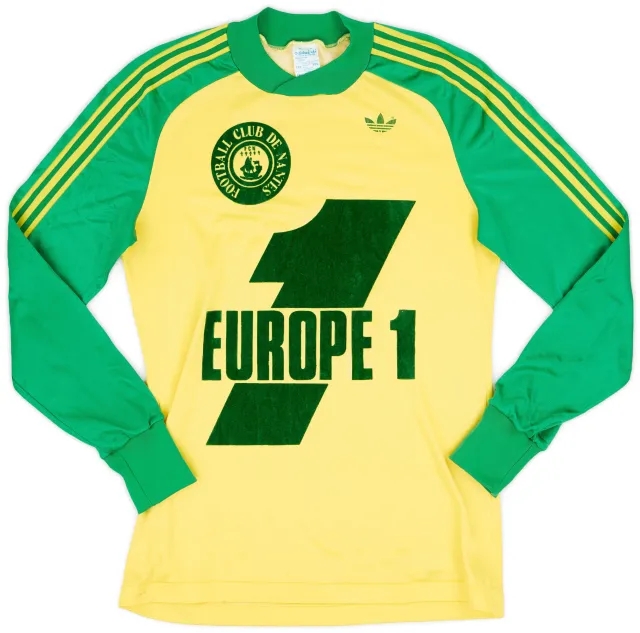 adidas 1978-79 Nantes Home L/S Shirt - 8/10 - (S)
