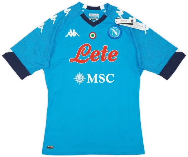 Kappa 2020-21 Napoli Player Issue Home Shirt (XL)
