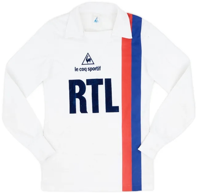 LeCoqSportif 1982-84 Paris Saint-Germain Home L/S Shirt - 5/10 - (Y)