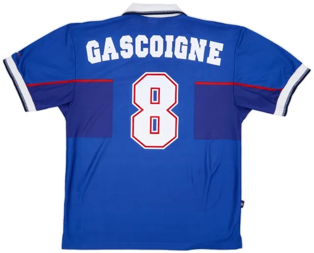 Nike 1997-99 Rangers Home Shirt Gascoigne #8 (L)