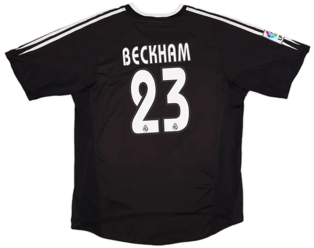adidas 2004-05 Real Madrid Away Shirt Beckham #23 (L)