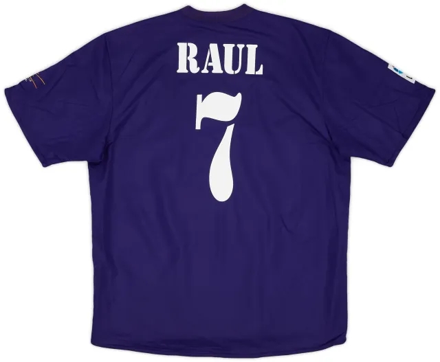 adidas 2002-03 Real Madrid Centenary Third Shirt Raul #7 (XL)