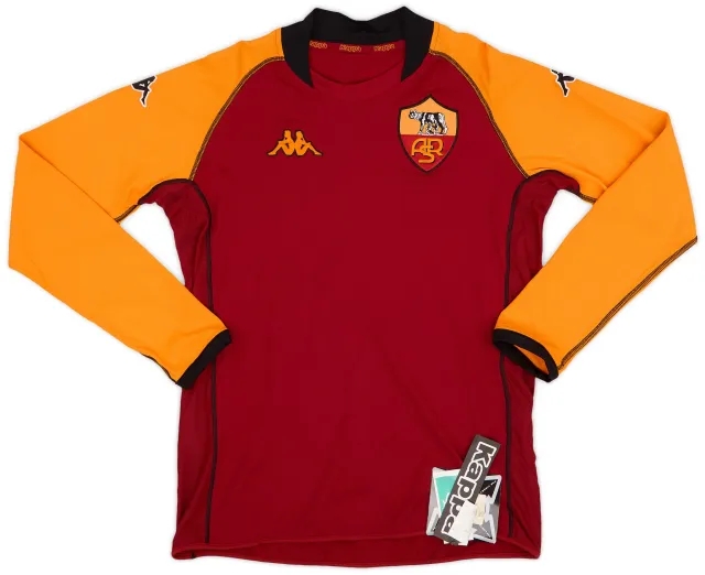 Kappa 2002-03 Roma European Away L/S Shirt (L)