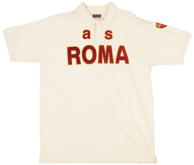 2003-04 Roma Kappa Polo Shirt - 9/10 - (XXL)