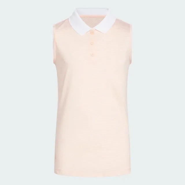 adidas Ottoman Striped Sleeveless Polo Shirt Kids
