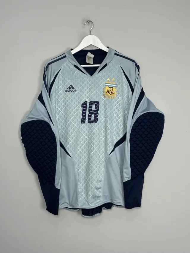 2004/05 ARGENTINA LUX #18 *PLAYER ISSUE* GK SHIRT (M) ADIDAS | Cult Kits