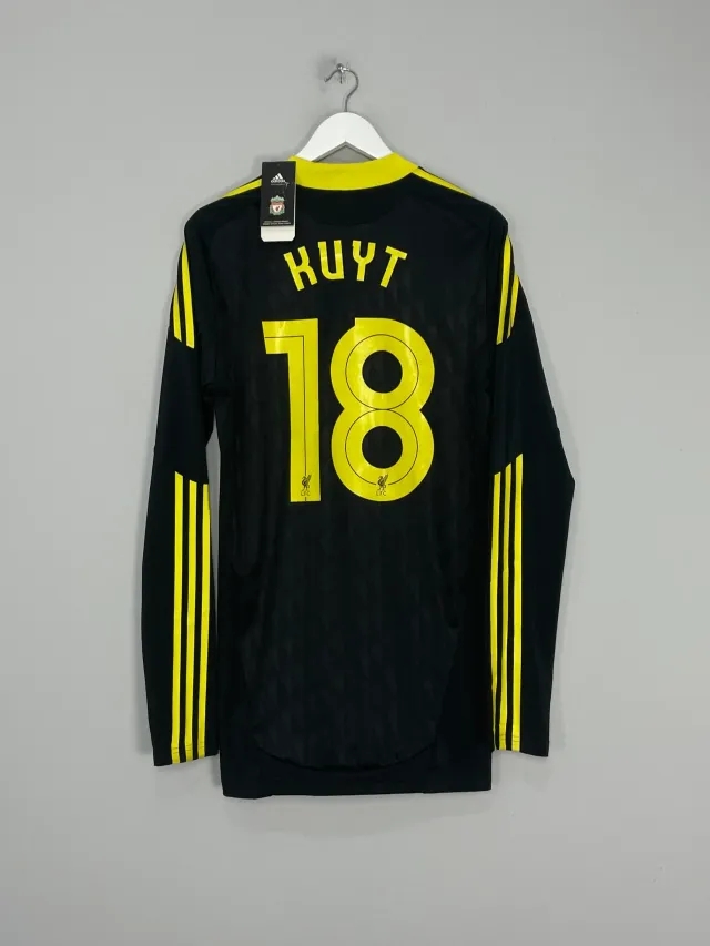 2010/11 LIVERPOOL KUYT #18 *PLAYER ISSUE* BNWT L/S THIRD SHIRT (XL) ADIDAS | Cult Kits