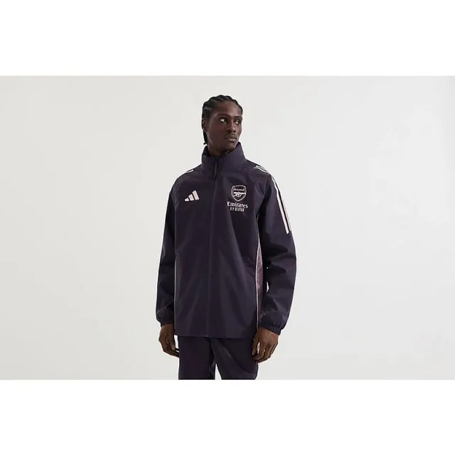 Arsenal adidas 24/25 Purple Rain Jacket, Multicolor