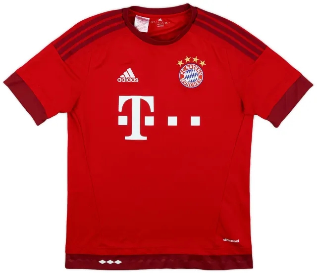 adidas 2015-16 Bayern Munich Home Shirt - 8/10 - (XL.Boys)