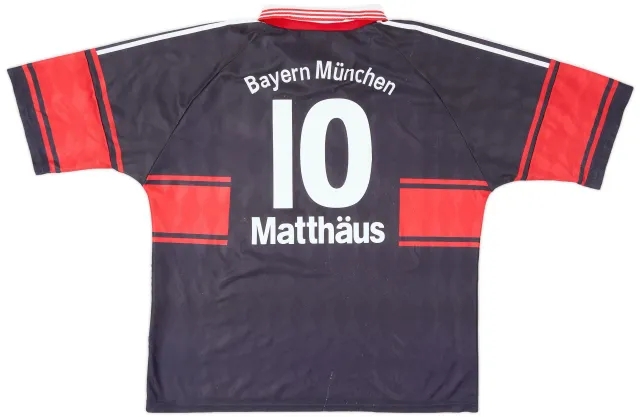 adidas 1997-99 Bayern Munich Home Shirt Matthaus #10 - 7/10 - (XXL)