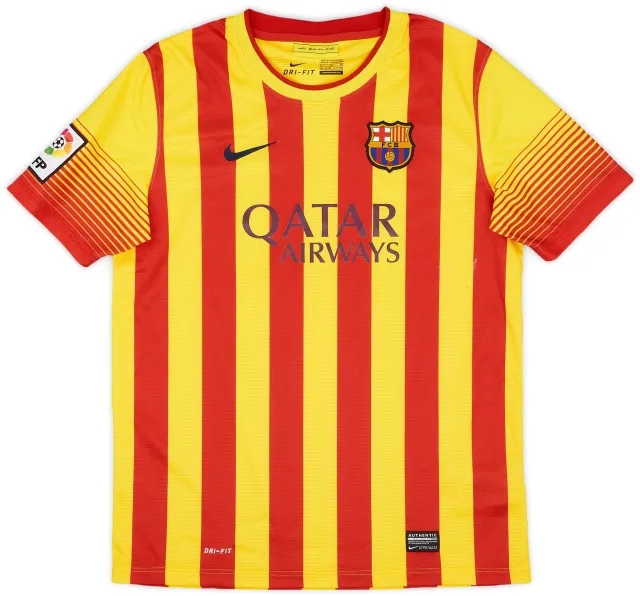 Nike 2013-15 Barcelona Away Shirt - 8/10 - (XL.Boys)