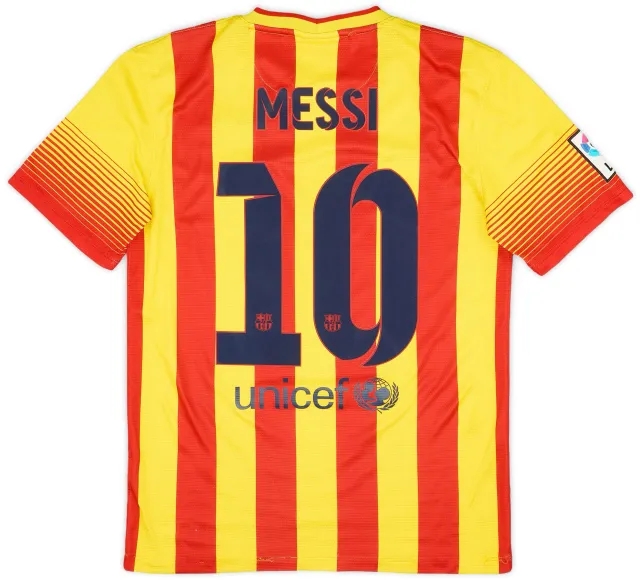Nike 2013-15 Barcelona Away Shirt Messi #10 - 6/10 - (S)