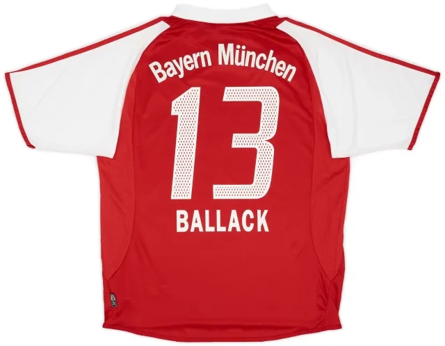 adidas 2003-04 Bayern Munich Home Shirt Ballack #13 (M)