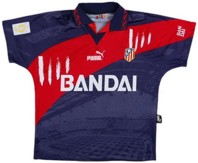 Puma 1996-97 Atletico Madrid Away Shirt - 7/10 - (S)