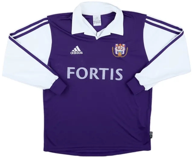 adidas 2003-04 Anderlecht Away L/S Shirt #13 - 5/10 - (XL.Boys)