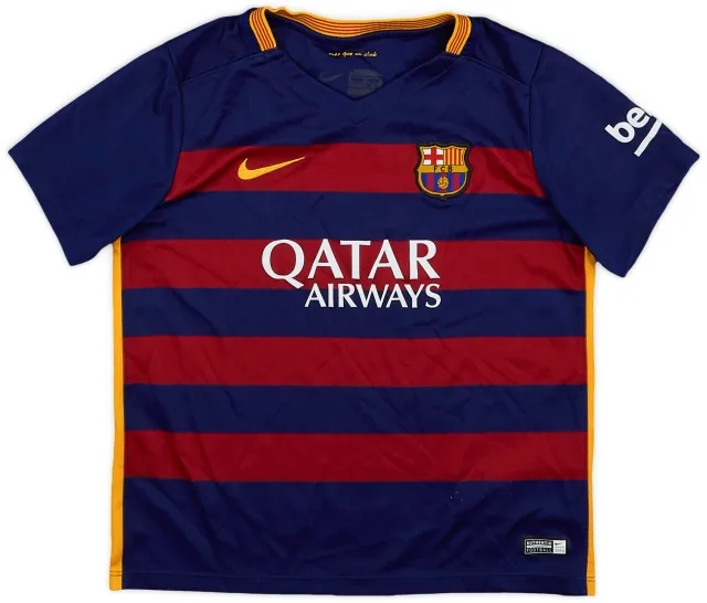Nike 2015-16 Barcelona Home Shirt - 8/10 - (4-5 Years)