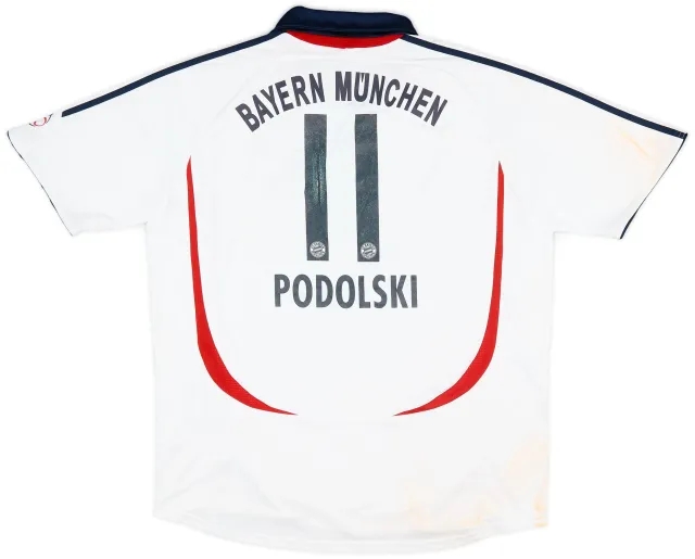 adidas 2006-07 Bayern Munich Away Shirt Podolski #11 - 5/10 - (XL)