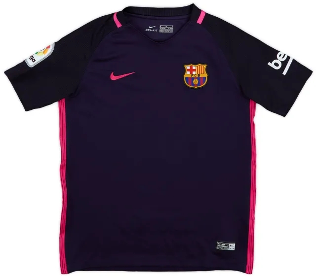 Nike 2016-17 Barcelona Away Shirt - 9/10 - (M.Boys)
