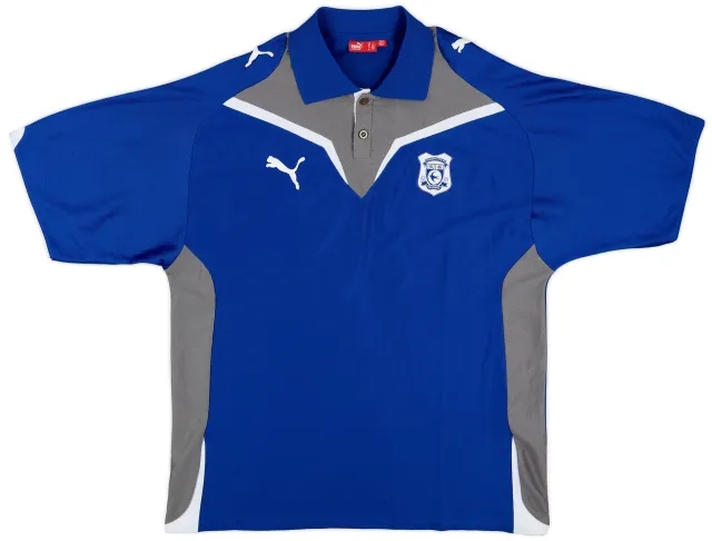 2009-10 Cardiff Puma Polo Shirt - 9/10 - (L)