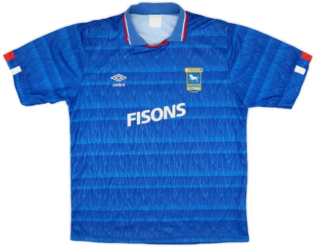 Umbro 1989-92 Ipswich Home Shirt - 6/10 - (L)