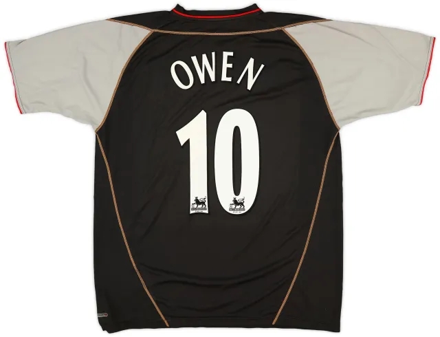 Reebok 2002-04 Liverpool Away Shirt Owen #10 - 5/10 - (XL)
