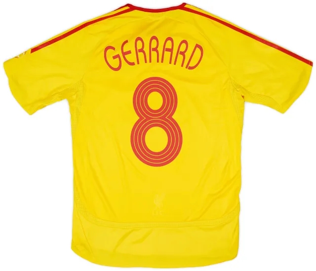 adidas 2006-07 Liverpool Away Shirt Gerrard #8 - 7/10 - (S)