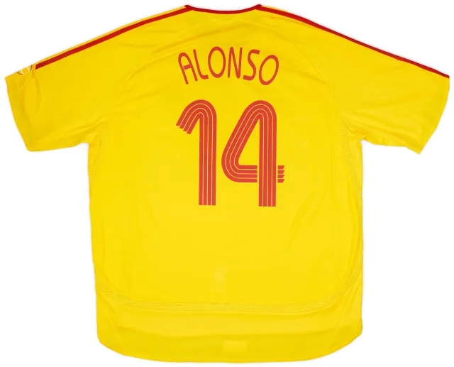adidas 2006-07 Liverpool Away Shirt Alonso #14 - 7/10 - (XXL)