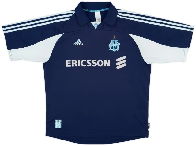 adidas 1999-00 Olympique Marseille 'Signed' Away Shirt - 6/10 - (XL)