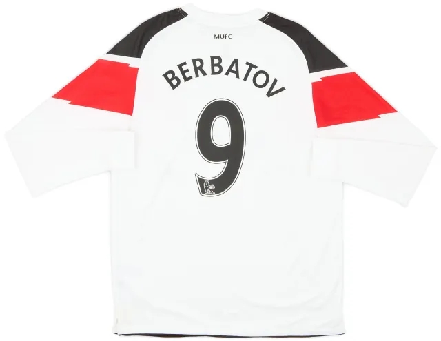 Nike 2010-12 Manchester United Away L/S Shirt Berbatov #9 - 6/10 - (M)