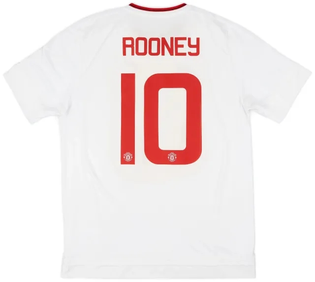 adidas 2015-16 Manchester United Away Shirt Rooney #10 - 6/10 - (L)