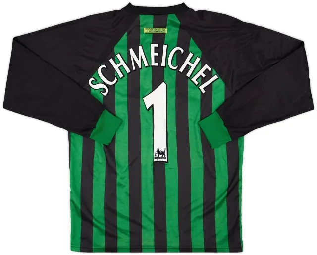 Umbro 1997-98 Manchester United GK Shirt Schmeichel #1 - 8/10 - (M)