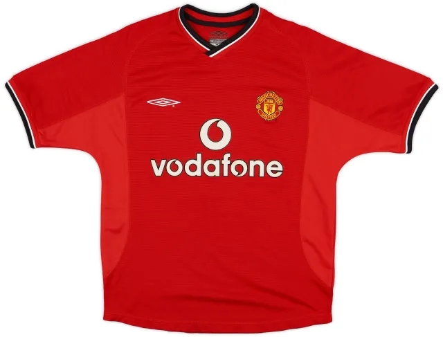 Umbro 2000-02 Manchester United Home Shirt - 6/10 - (Y)