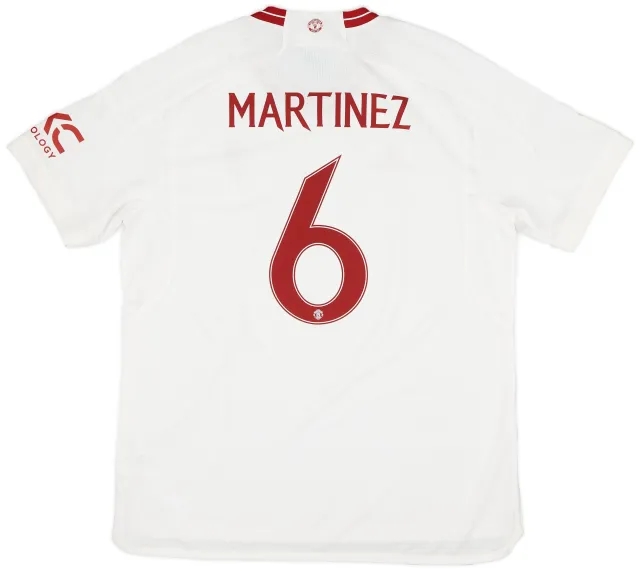 adidas 2023-24 Manchester United Third Shirt Martinez #6 (XL)