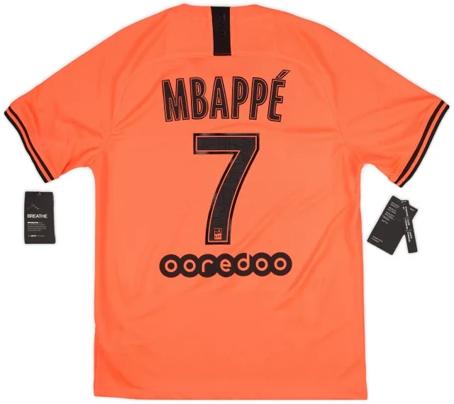Nike 2019-20 Paris Saint-Germain Away Shirt Mbappe #7 (M)