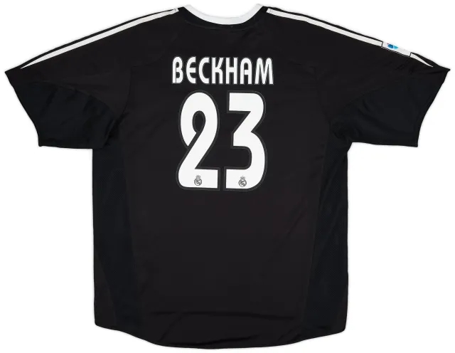 adidas 2004-05 Real Madrid Away Shirt Beckham #23 (L)