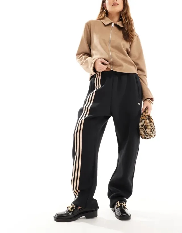 adidas Originals Women Oversized 3 Stripes Sweat Pants