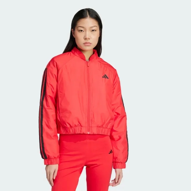 adidas Women Essentials 3 Stripes Insulated Crop Bomber Jack