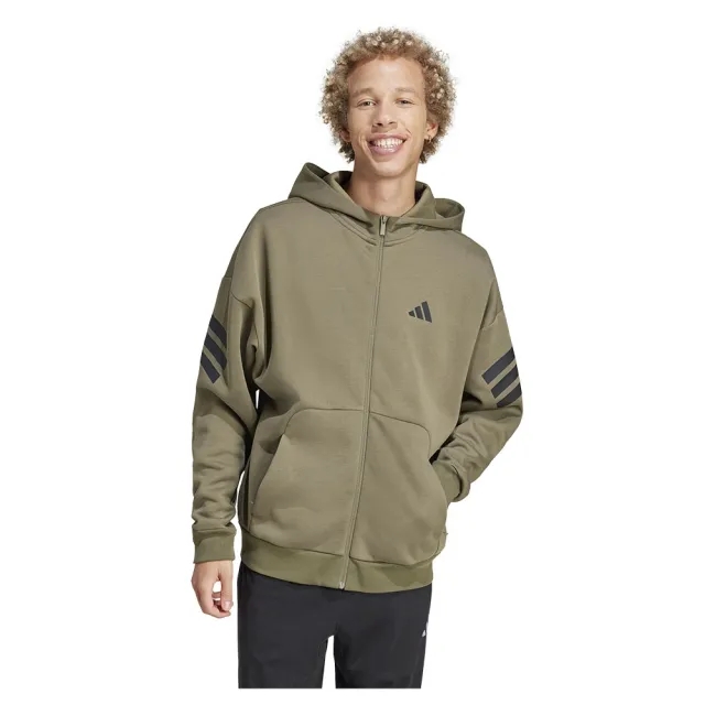 Adidas Future Icons 3 Stripes Full Zip Sweatshirt