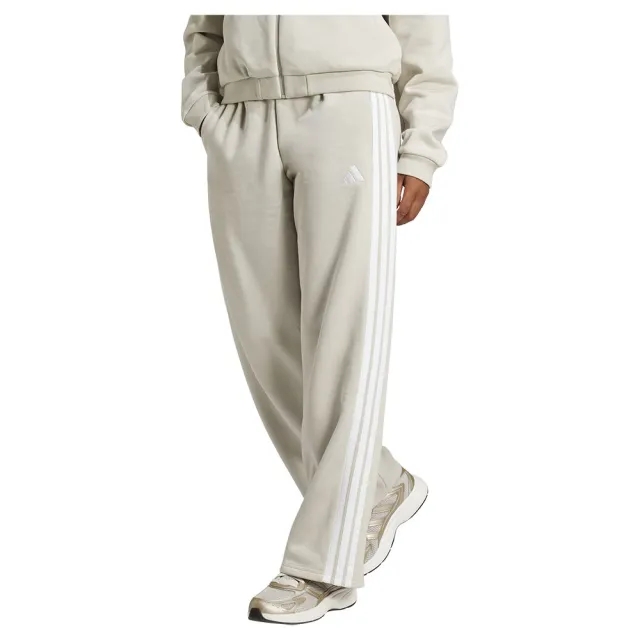 Adidas Essentials 3 Stripes Open Hem Fleece Joggers