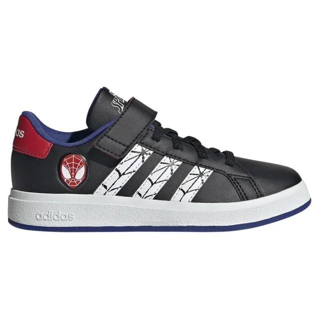 adidas  GRAND COURT SPIDER-MAN EL K  boys's Children's Shoes (Trainers) in Black