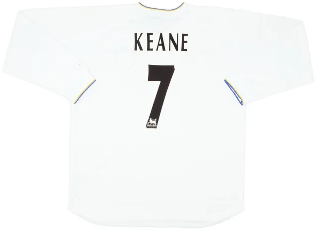 Nike 2000-02 Leeds United Home L/S Shirt Keane #7 (XXL)