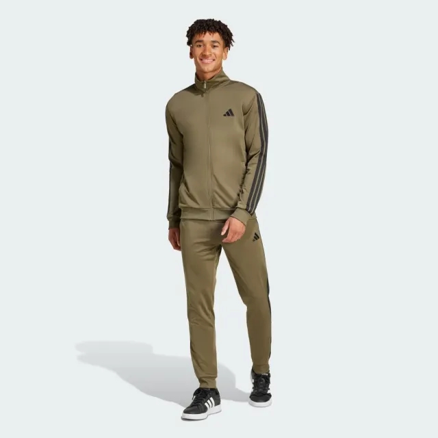 adidas Men Sportswear Basic 3 Stripes Tricot Track Suit