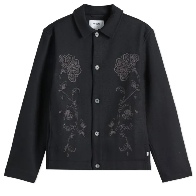Wax London Men's Elm Wool Jacket Black
