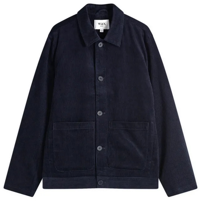 Wax London Men's Landmark Cord Jacket Navy