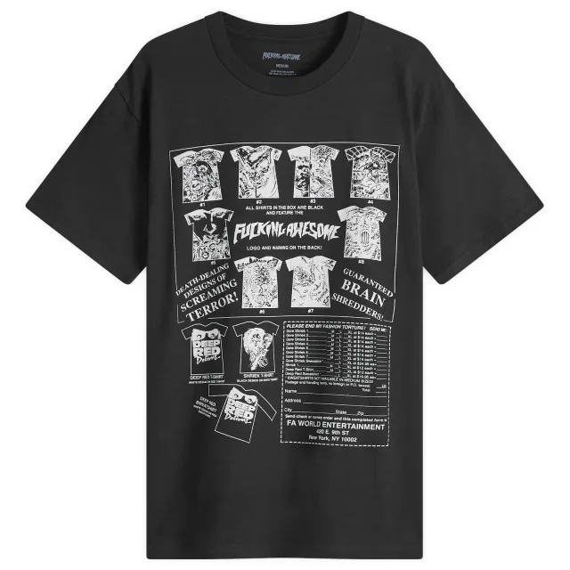 Fucking Awesome Men's Gore Shriek T-Shirt Black