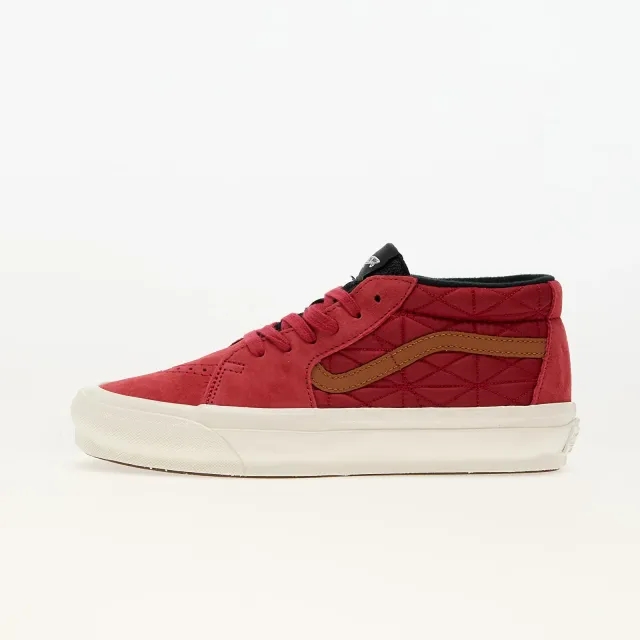 Vans Premium Sk8-Mid 83 Shoes (Pompeian Red) Unisex Red