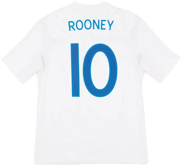 Umbro 2010-11 England Home Shirt Rooney #10 - 7/10 - (M)